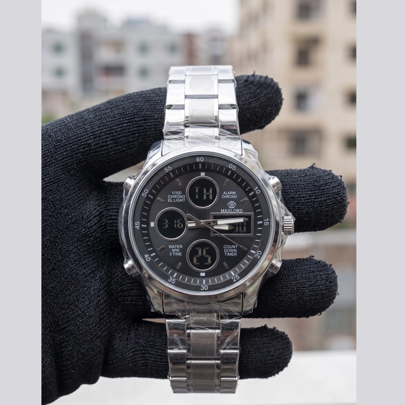 Maxlord Premium Multi-Function Analog-Digital Watch