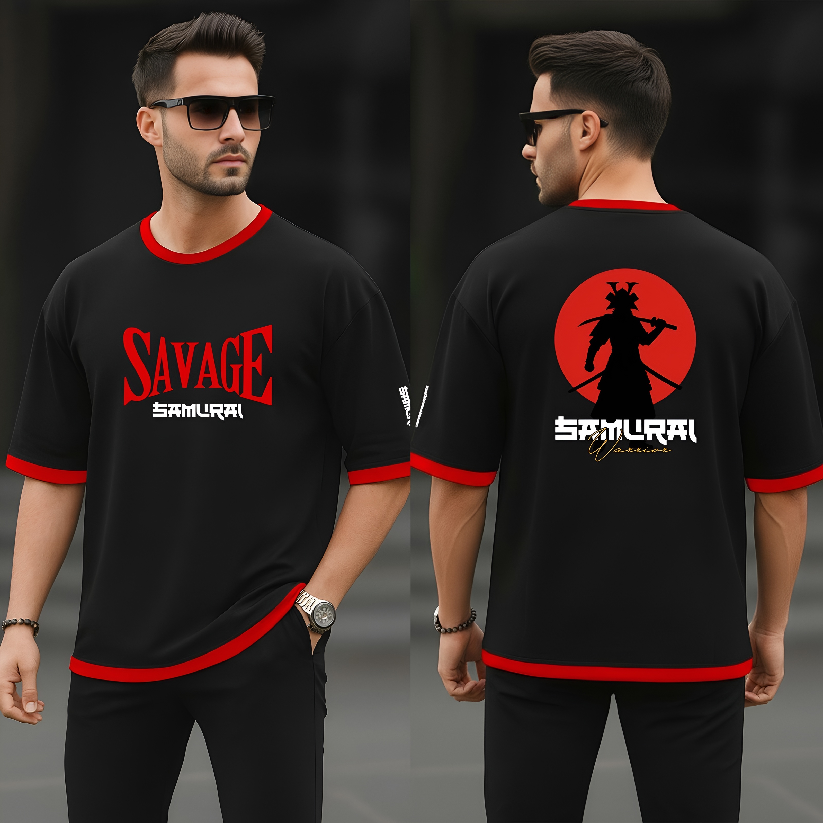 Drop Shoulder T-Shirt 4 pic