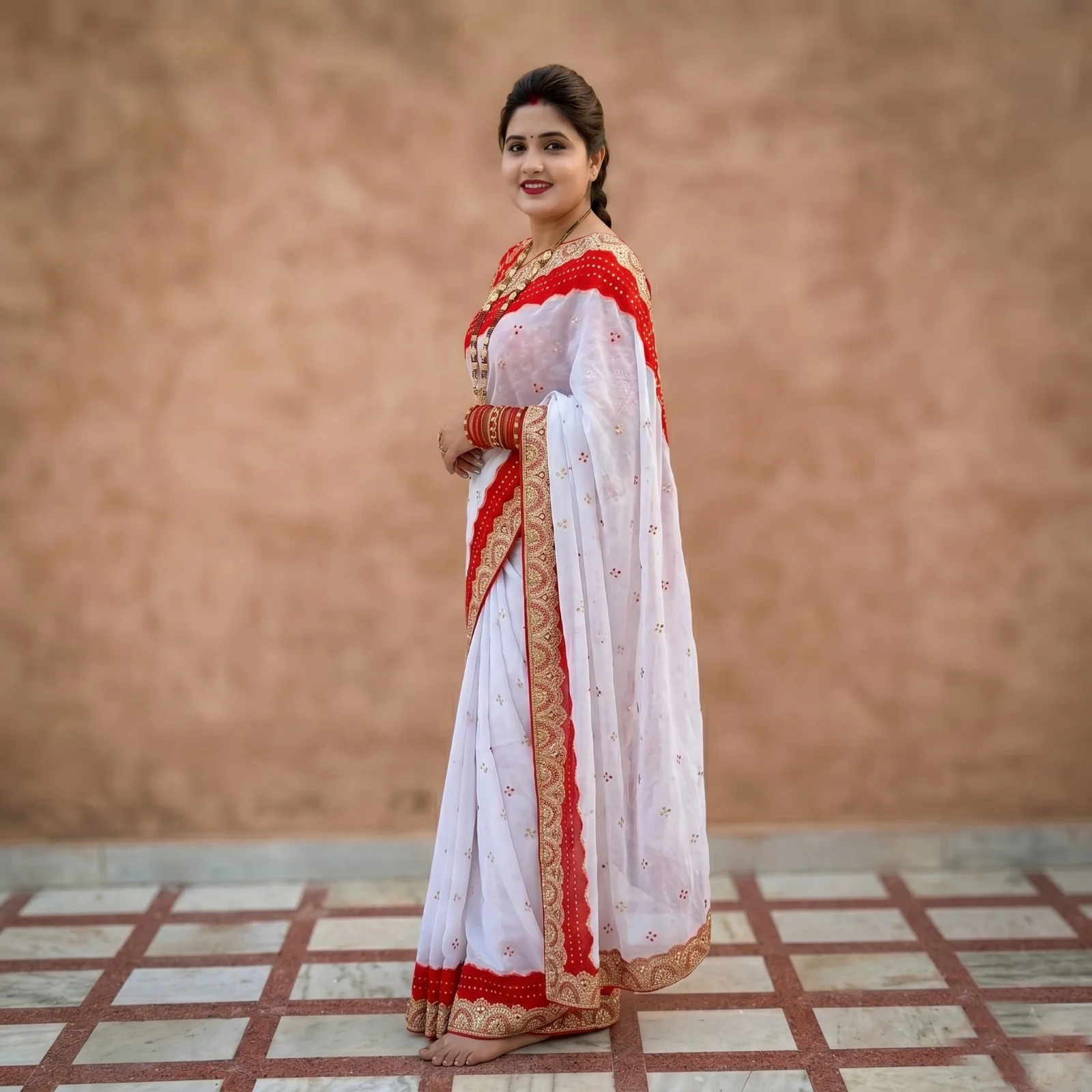 Makhon Jorget Sequence Work Saree