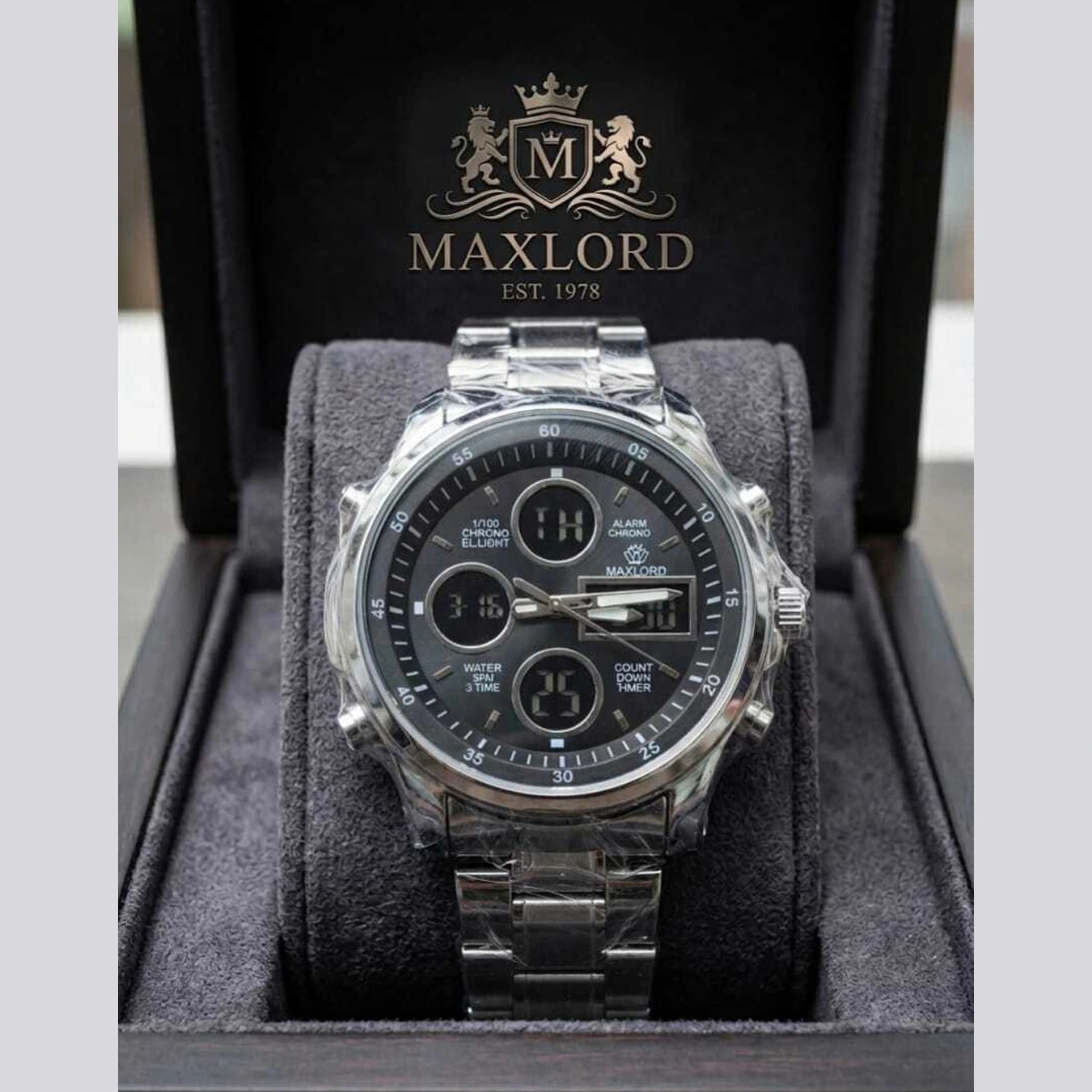Maxlord Premium Multi-Function Analog-Digital Watch