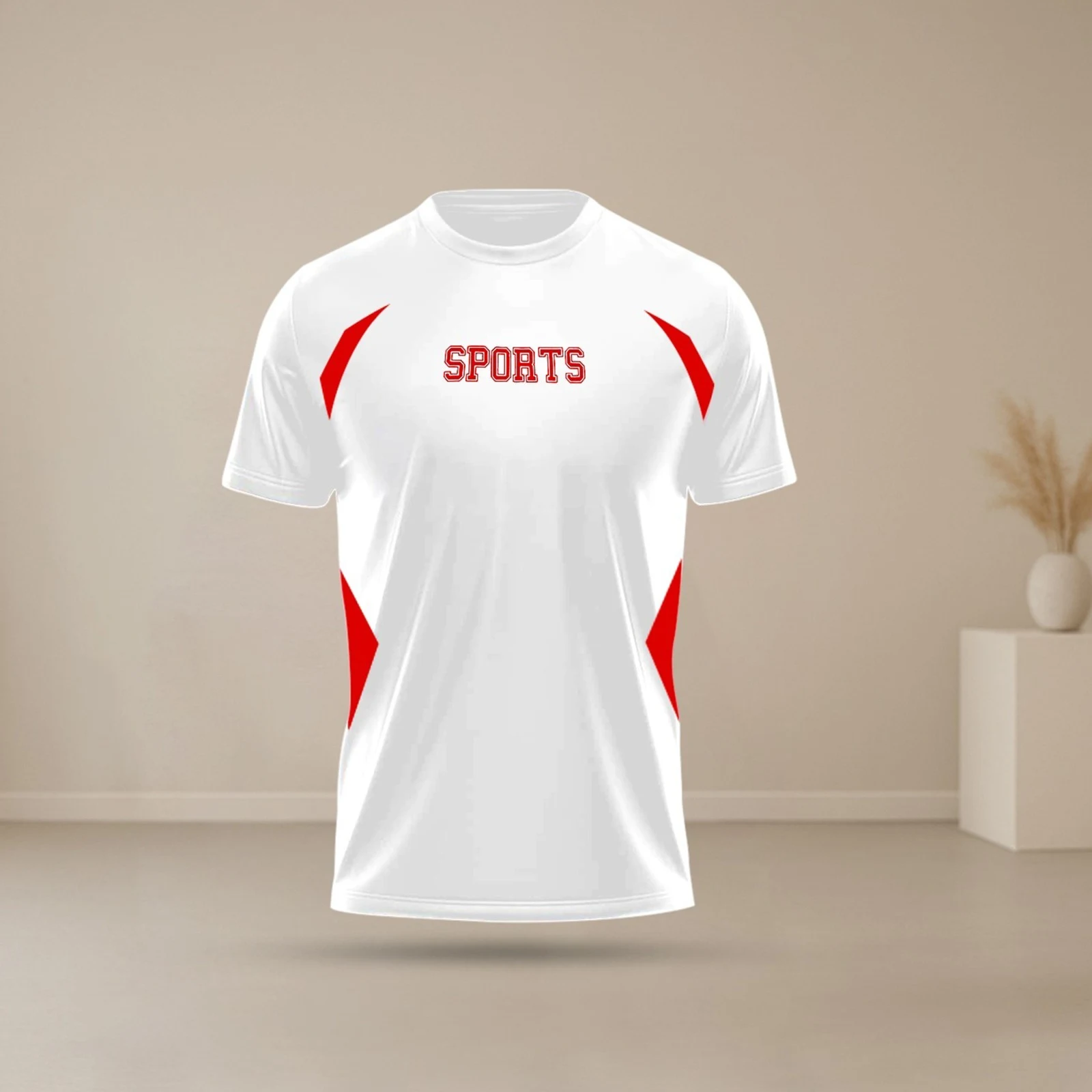 Stylish Half Sleeve Sports T-shirt