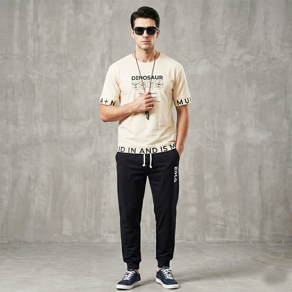 Mash T-Shirt & Full Pant Set